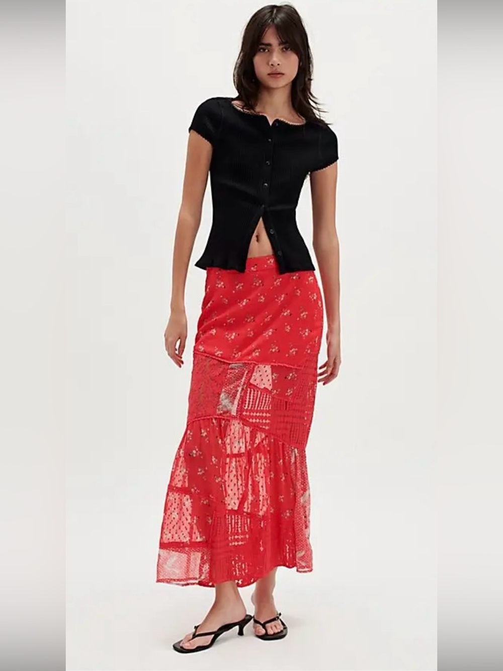 FREE PEOPLE
Daniella Lace Maxi Skirt